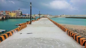 鳥嶼完成漁港修繕，加強碼頭美觀與安全性，漁港煥然一新(賴峰偉)